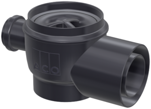 Ablaufkörper Easyflow, DN 70/DN 100 – Stutzenneigung 1,5°