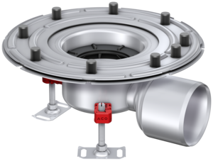 Bodenabläufe Variant-CR 142 | DN 100 – Stutzenneigung 1,5°