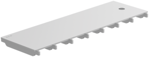 Abdeckplatte zu Hygiene-Kastenrinne 200 mm