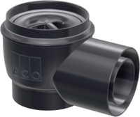 Ablaufkörper Easyflow, DN 70/DN 100 – Stutzenneigung 1,5°