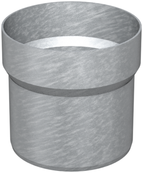 Muffenlose Anschlussstücke von Kunststoffrohr