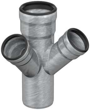 GM-X Reduzier-Eckdoppelabzweige