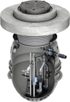 Pumpstationen Powerlift-P duo – Belastungsklasse: D 400 mit Aufsatzstück Pumpstationen Powerlift-P duo – Belastungsklasse: D 400 mit Aufsatzstück