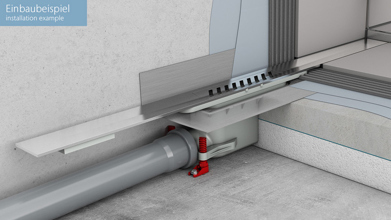 ACO Showerdrain S Duschrinnenprofil 401000