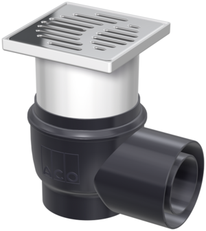 Komplettabläufe Easyflow, DN 70/DN 100 – Stutzenneigung 1,5°