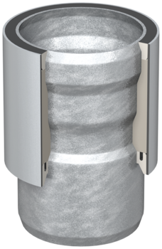 Anschlussstücke an Kunststoffrohr