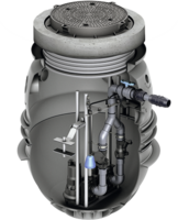 Pumpstationen Powerlift-P duo – Belastungsklasse B 125 mit Aufsatzstück Pumpstationen Powerlift-P duo – Belastungsklasse B 125 mit Aufsatzstück