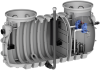 Fettabscheider mit integrierter Pumpstation LipuLift-PF-D Ausbaustufe 1