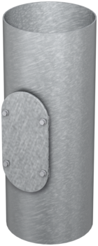 GM-X Reinigungsrohr – längliche Reinigungsöffnung, muffenlos