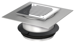 Aufsatzstücke mit besandetem Flansch für Ablaufkörper Variant-CR 218