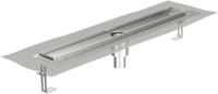 Rinnenkörper ACO ShowerDrain E+, Einbauhöhe Oberkante Estrich: 15 – 140 mm