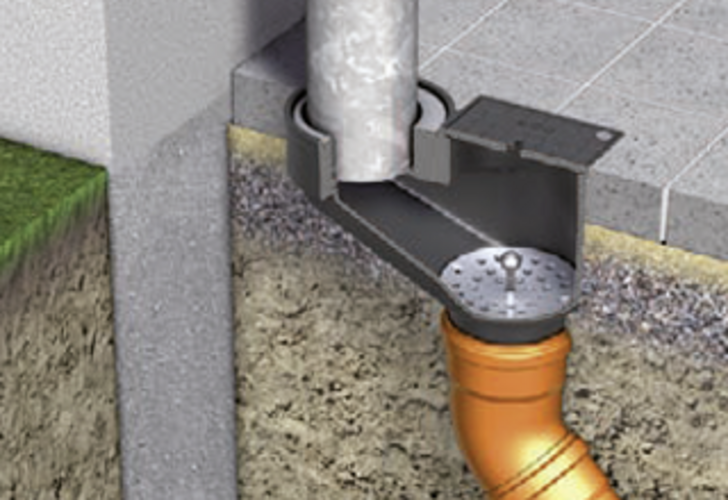 Ohne Geruchsverschluss  Mit Quadratischer Reinigungsoeffnung 271061