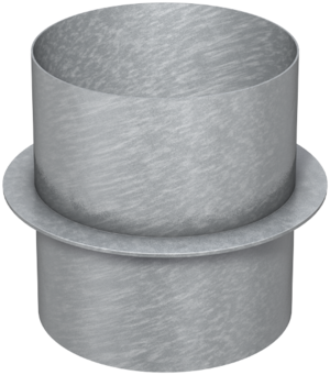 GM-X Fallrohrstützen – muffenlos