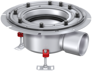 Industrieabläufe Variant-CR 218 | DN 100 – Stutzenneigung 1,5°