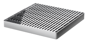 Roste/Abdeckplatten für Kompaktabläufe Variant-CR 142 und Einlaufkasten Schlitzrinne