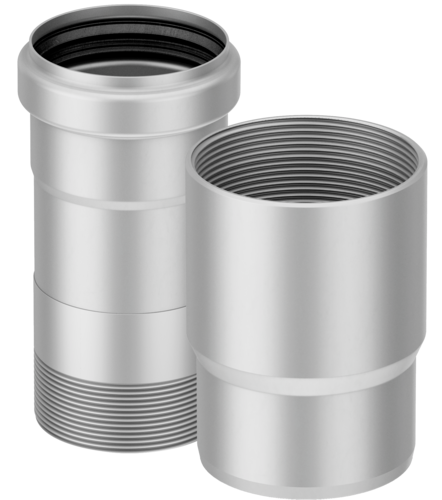 ACO Pipe Muffenanschlussstuecke D 75 Mm Mit Innen- Oder Aussengewinde 668820