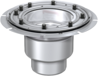 Industrieabläufe Variant-CR 218 | DN 150 – Stutzenneigung 90°