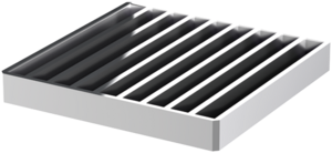 Roste/Abdeckplatten für Kompaktabläufe Variant-CR 142 und Einlaufkasten Schlitzrinne
