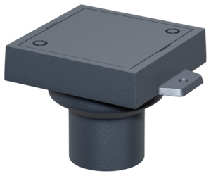 Finor – Reinigungsverschlüsse 1-teilig, L 15, Deckel aus Gusseisen