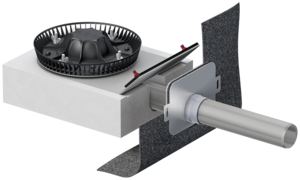 Attikakomplettabläufe Jet (45°/90°) – Unterdruckentwässerung