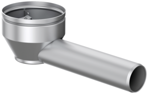 ACO Balkonablauf ohne Klebeflansch und seitlichem Abgang 1,5°