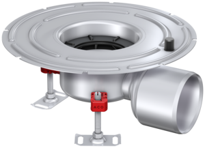 Ablaufkörper Variant-CR 142, DN 100 zu Sanitär-Kastenrinne 150 mm