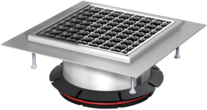 Aufsatzstücke mit besandetem Flansch für Ablaufkörper Variant-CR 218