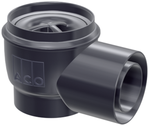 Ablaufkörper Easyflow, DN 70/DN 100 – Stutzenneigung 1,5°