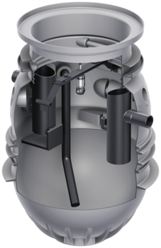 Fettabscheider LipuMax-P-DM Ausbaustufe 2