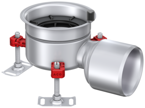 Bodenabläufe Variant-CR 142 | DN 100 – Stutzenneigung 1,5°