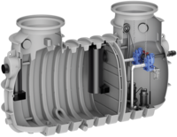 Fettabscheider mit integrierter Pumpstation LipuLift-P-B Basisausführung Fettabscheider mit integrierter Pumpstation LipuLift-P-B Basisausführung