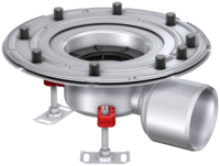 Bodenabläufe Variant-CR 142 | DN 100 – Stutzenneigung 1,5°