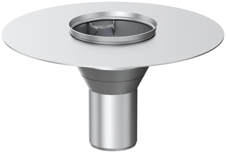 ACO Balkonablauf Mit Klebeflansch Mit-ohne Glocke 378530