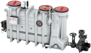 Fettabscheider mit integrierter Hebeanlage LipuSmart-P-OA Ausbaustufe 3