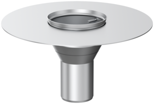 ACO Balkonablauf mit Klebeflansch, mit/ohne Glocke