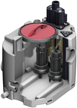 Abwasserhebeanlage Muli-Mini duo