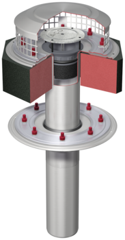 Komplettabläufe 2-teilig/Stutzenneigung: 90° | Freispiegelentwässerung