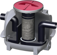 Kompaktbauweise aus Polyethylen (PE-HD)