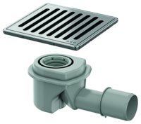 Ablaufkörper und Aufsatzrahmen für Duschsystem ACO ShowerFloor