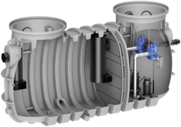 Fettabscheider mit integrierter Pumpstation LipuLift-PF-B Basisausführung