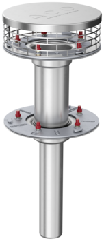 ACO Flachdachkomplettabläufe Variant-Spin – 2-teilig zur Freispiegelentwässerung