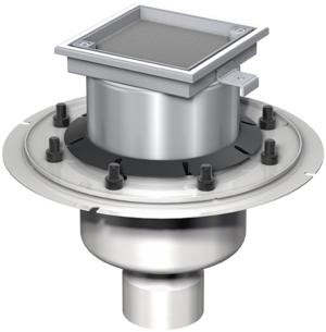 Finor – Reinigungsverschlüsse 2-teilig, K 3, Deckel für wählbare Oberflächen