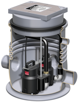 Abwasserhebeanlage Sinkamat-K duo