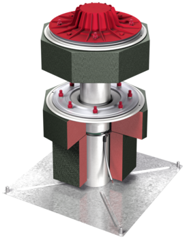 Komplettabläufe 2-teilig/Stutzenneigung: 90° – DN 70 | Unterdruckentwässerung