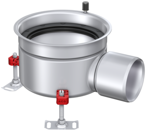 Industrieabläufe Variant-CR 218 | DN 100 – Stutzenneigung 1,5°