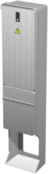 Freiluftschrank für bauseitige Druckrohrleitung