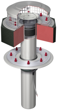 Komplettabläufe 2-teilig/Stutzenneigung: 90° | Freispiegelentwässerung
