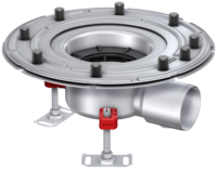 Bodenabläufe Variant-CR 142 | DN 70 – Stutzenneigung 1,5°