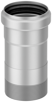 ACO Pipe Muffenanschlussstücke D 75 mm mit Innen- oder Außengewinde