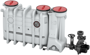 Fettabscheider mit integrierter Hebeanlage LipuSmart-P-OB Basisausführung